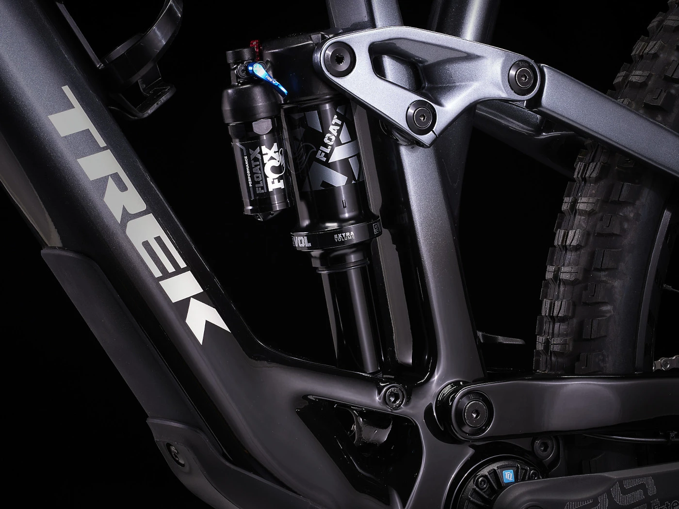 Trek FUEL EXe 9.7 SLX/XT Electric Mountain Bike - 2023 - Matte Galactic Grey To Black Fade 13 Trek FUEL EXe 9.7 SLX/XT Electric Mountain Bike - 2023 - Matte Galactic Grey To Black Fade - Afbeelding 11