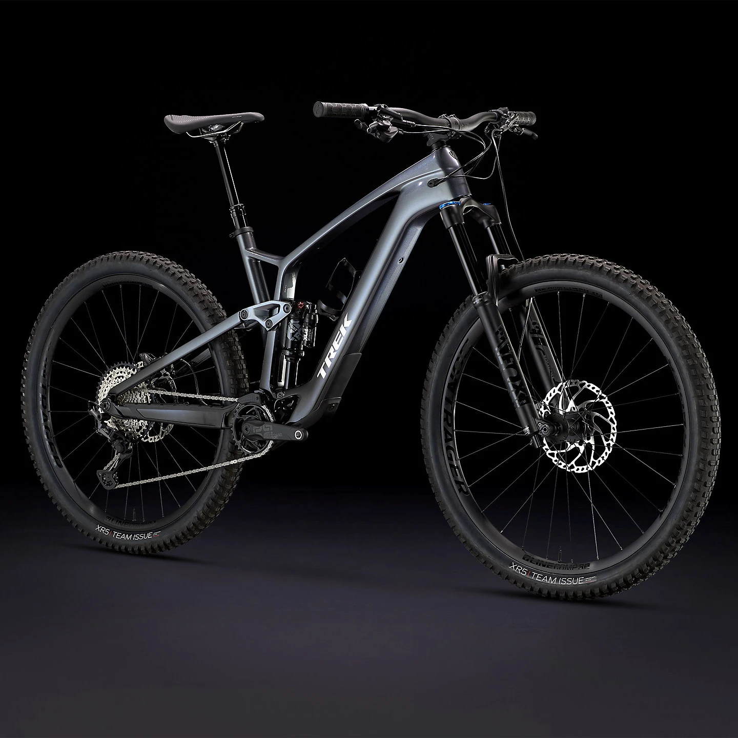 Trek FUEL EXe 9.7 SLX/XT Electric Mountain Bike - 2023 - Matte Galactic Grey To Black Fade 5 Trek FUEL EXe 9.7 SLX/XT Electric Mountain Bike - 2023 - Matte Galactic Grey To Black Fade - Afbeelding 3