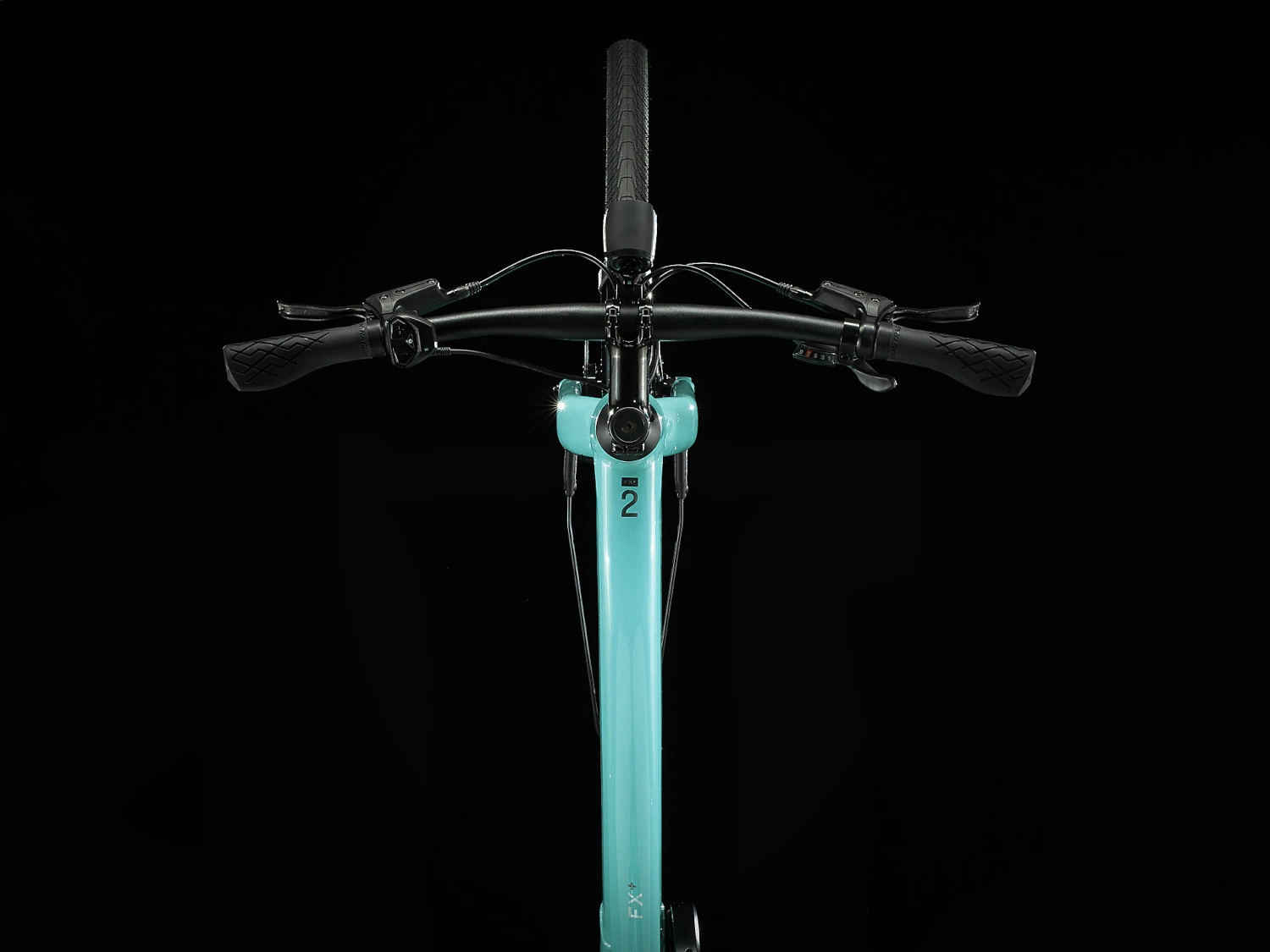 Trek FX+ 2 Stagger Electric City Bike - 2023 - Blue Sage 10 Trek FX+ 2 Stagger Electric City Bike - 2023 - Blue Sage - Afbeelding 8