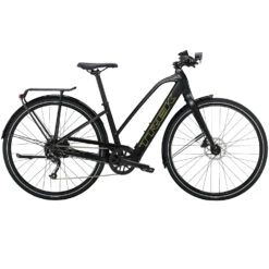 Trek FX+ 2 Stagger Electric City Bike - 2023 - Satin Trek Black