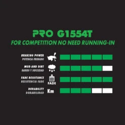 Galfer Pro G1554T Disc Brake Pads - FD451 | Formula Mega, The One, R 5 Galfer Pro G1554T Disc Brake Pads - FD451 | Formula Mega, The One, R -Fietswereld Winkels galfer compound pro g1554t 970148 3