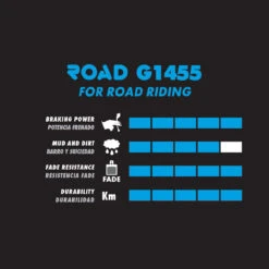 Galfer Road G1455 Disc Brake Pads - FD293 | Shimano Deore, BR-C601 -Fietswereld Winkels galfer compound road g1455 970167 5