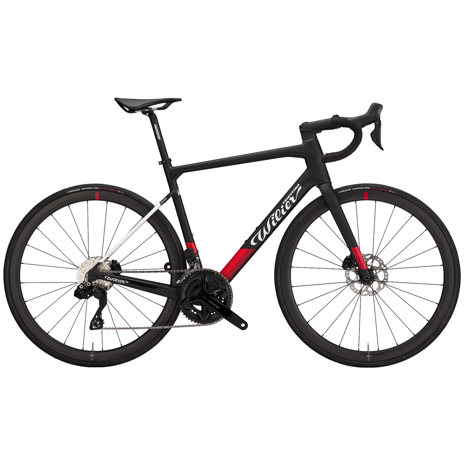 Wilier GARDA Disc - Rival AXS - RX26 - Carbon Roadbike - 2023 - Black Red Matt 3 Wilier GARDA Disc - Rival AXS - RX26 - Carbon Roadbike - 2023 - Black Red Matt