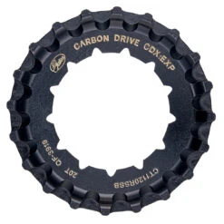 Gates Carbon Drive CDX Expedition Riemschijf - Achteraan | Voor Rohloff Speedhub 500/14 (Splined, RS) -Fietswereld Winkels gates cdx rear sprocket black front 1488313