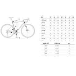 Orbea ORCA M40 Tiagra Racefiets - 2023 - Shark Grey (matt) -Fietswereld Winkels geo 1097744