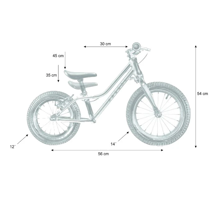 Rascal Punk - 12"/14" Children's Balance Bike - 2022 - Raspberry 4 Rascal Punk - 12"/14" Children's Balance Bike - 2022 - Raspberry - Afbeelding 2