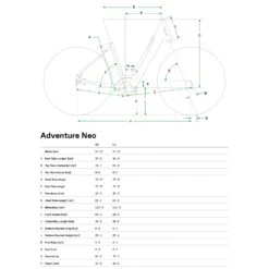 Cannondale ADVENTURE NEO 2 EQ - 27.5" Electric City Bike - 2023 - Sage Grey -Fietswereld Winkels geo adventure neo 937170