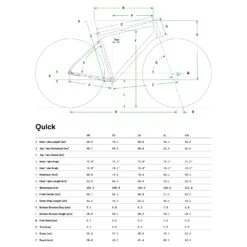 Cannondale QUICK DISC 3 - Fitness Bike - 2022 - Mango -Fietswereld Winkels geo quick al 1136394 5