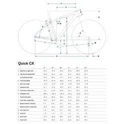 Cannondale QUICK CX 3 - Fitnessbike - 2023 - Slate Gray -Fietswereld Winkels geo quick cx 1136855 1