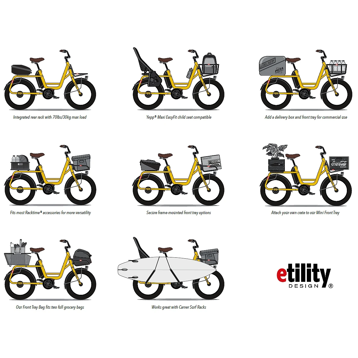 Benno Bikes REMIDEMI 9D Performance - 20" Electric Cargo Bike - 2023 - Dolphin Blue 6 Benno Bikes REMIDEMI 9D Performance - 20" Electric Cargo Bike - 2023 - Dolphin Blue - Afbeelding 4