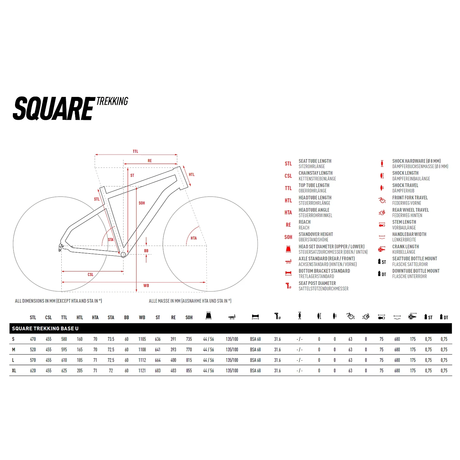 Ghost SQUARE TREKKING Base AL U - Trekking Bike - 2021 - Dust / Black 4 Ghost SQUARE TREKKING Base AL U - Trekking Bike - 2021 - Dust / Black - Afbeelding 2