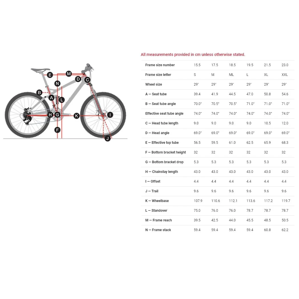 Trek SUPERCALIBER 9.6 SLX/Deore Mountain Bike - 2023 - Radioactive Red /Trek Black 4 Trek SUPERCALIBER 9.6 SLX/Deore Mountain Bike - 2023 - Radioactive Red /Trek Black - Afbeelding 2