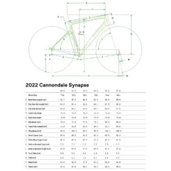 Cannondale SYNAPSE CARBON 2 LE - Racefiets - 2023 - Jade 13 Cannondale SYNAPSE CARBON 2 LE - Racefiets - 2023 - Jade -Fietswereld Winkels geo synapse carbon 1145146 3