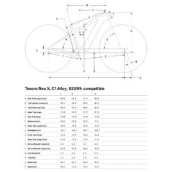 Cannondale TESORO NEO X 2 - 29" Electric Trekking Bike - 2022 - Midnight Blue -Fietswereld Winkels geo tesoro neox c1alloy 1143812