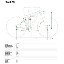 Cannondale TRAIL - 26" Kids Mountainbike - 2023 - Black Pearl -Fietswereld Winkels geo trail 26 1099233