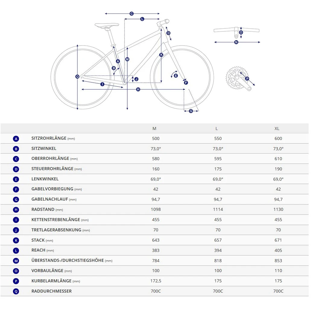 Giant ANYTOUR CS 2 - Touring Bike - 2022 - Blue Ashes 4 Giant ANYTOUR CS 2 - Touring Bike - 2022 - Blue Ashes - Afbeelding 2