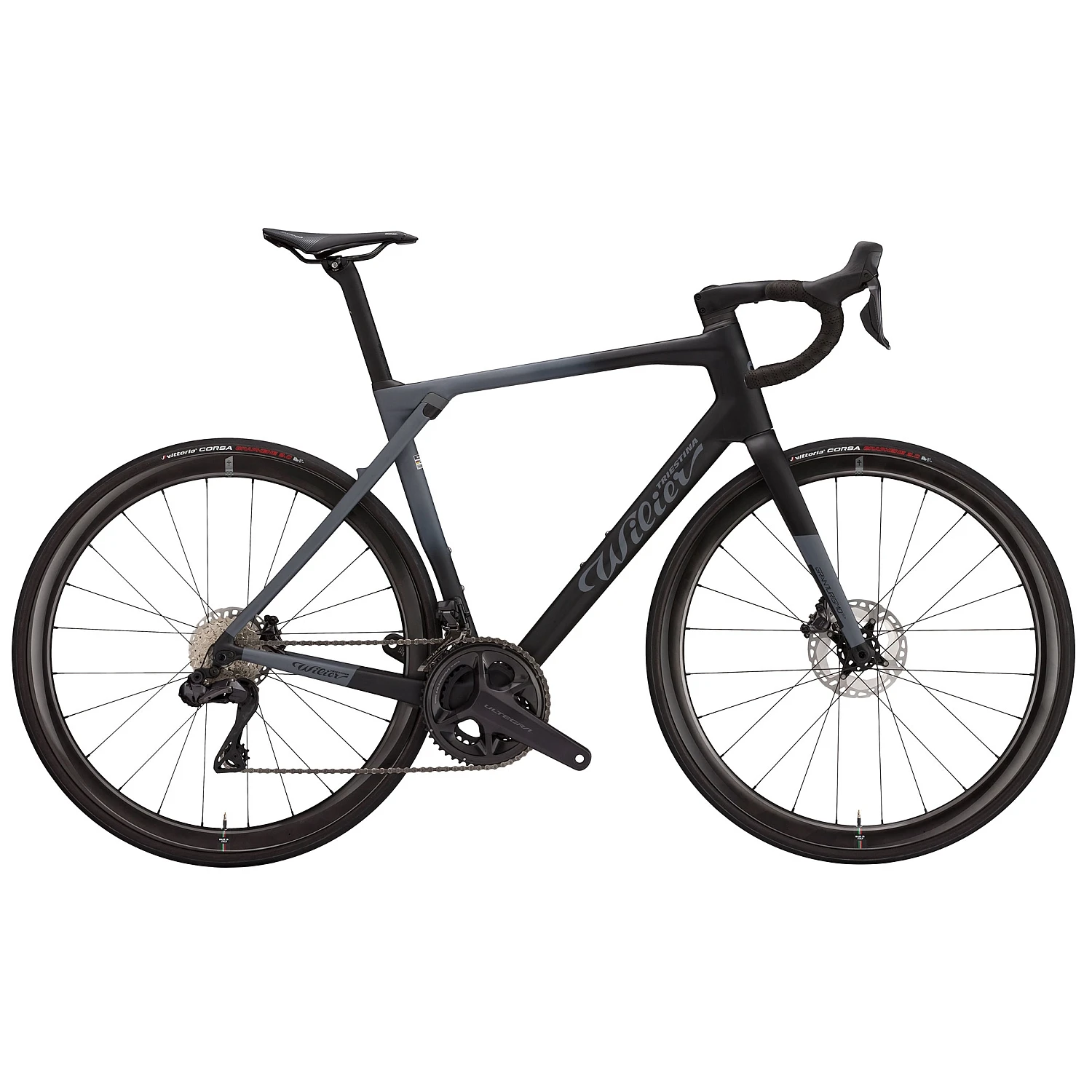 Wilier GRANTURISMO SLR - Ultegra Di2 SLR38KC - Carbon Roadbike - 2023 - Faded Black / Grey Matt 3 Wilier GRANTURISMO SLR - Ultegra Di2 SLR38KC - Carbon Roadbike - 2023 - Faded Black / Grey Matt