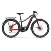 Haibike Trekking 9 I625Wh Mid - 27.5" Woman Electric Trek Bike - 2022 - Anthracite/red -Fietswereld Winkels haibike my21 carryover trekking 9 mid 1190751