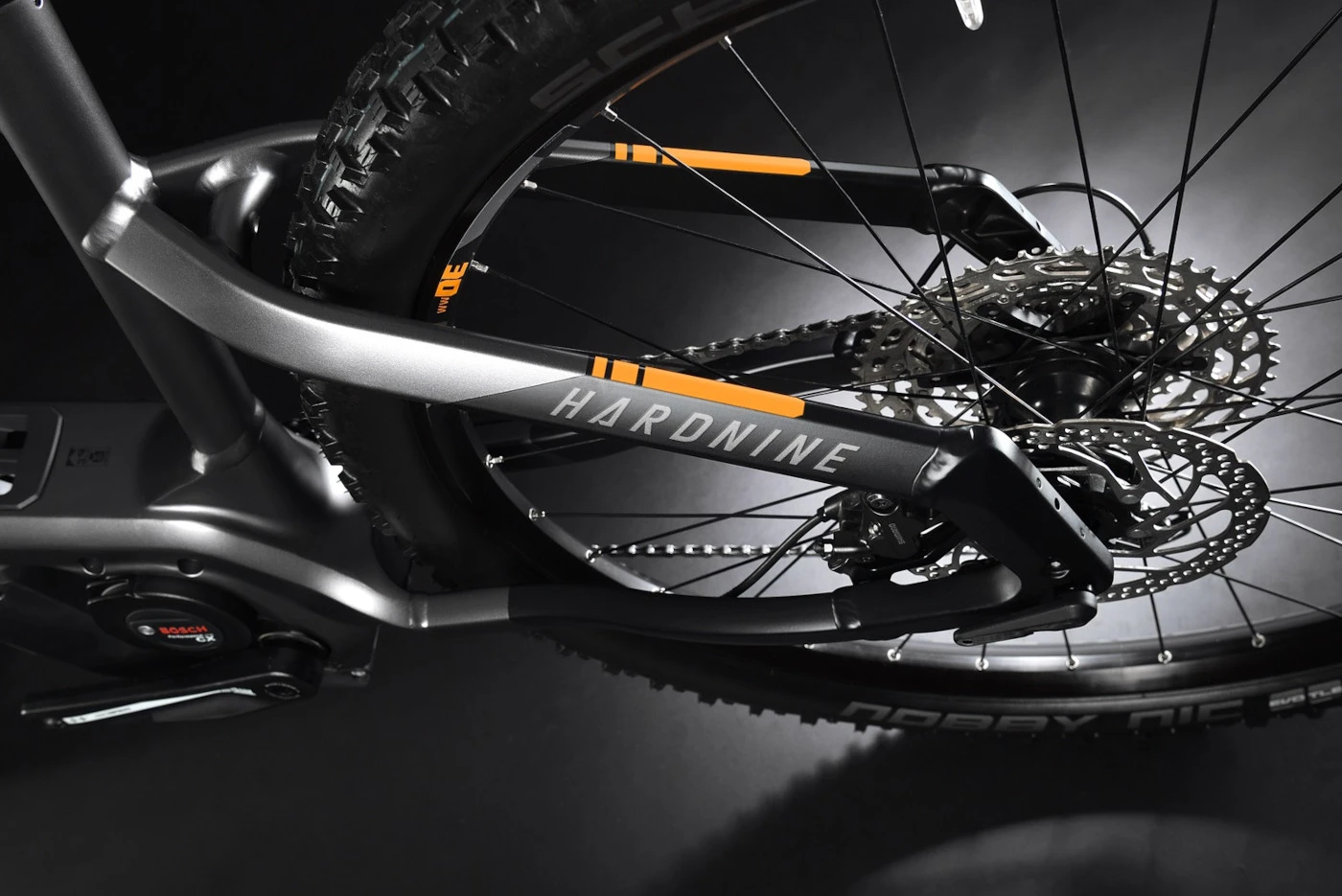 Haibike HardNine 10 I625Wh - 29" Electric Mountain Bike - 2022 - Titan/black/lava - Matt/gloss 7 Haibike HardNine 10 I625Wh - 29" Electric Mountain Bike - 2022 - Titan/black/lava - Matt/gloss - Afbeelding 5