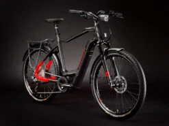 Haibike Trekking 9 I625Wh High - 27.5" Trekking E-Bike - 2022 - Anthracite/red -Fietswereld Winkels haibike my21 sideshot trekking 9 unisex 1191208