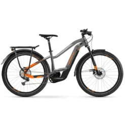 Haibike Trekking 10 I625Wh Mid - 27.5" Women Electric Trek Bike - 2022 - Titan/lava Matte