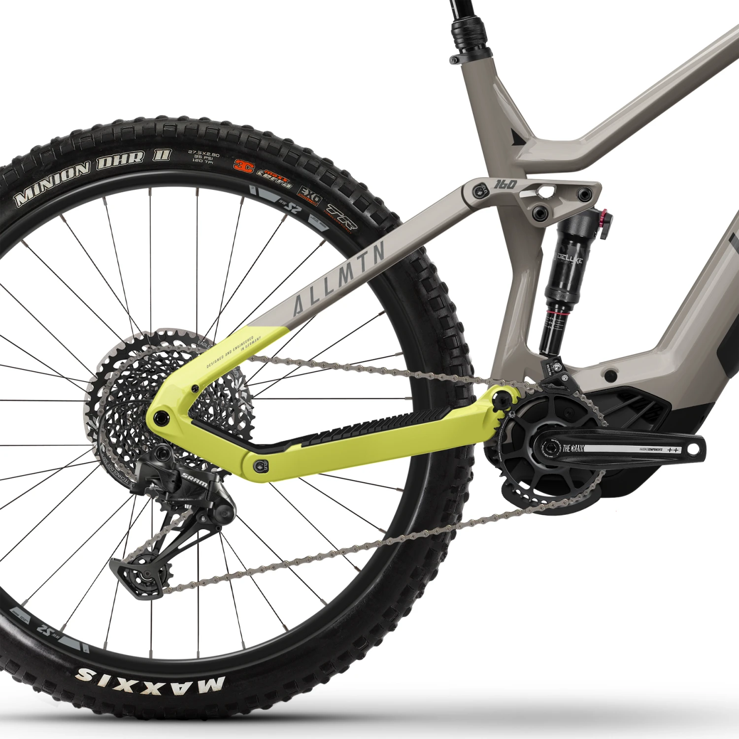 Haibike ALLMTN 2 I720Wh - Electric Mountain Bike - 2023 - Grey / Lemon / Black - Gloss 5 Haibike ALLMTN 2 I720Wh - Electric Mountain Bike - 2023 - Grey / Lemon / Black - Gloss - Afbeelding 3