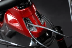 Haibike AllMtn CF 12 I600Wh - 29"/27.5" Electric Mountain Bike - 2022 - Red/black - Gloss&matt -Fietswereld Winkels haibike my22 detail cable routing allmtn cf 12 1245712