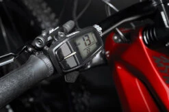 Haibike AllMtn CF 12 I600Wh - 29"/27.5" Electric Mountain Bike - 2022 - Red/black - Gloss&matt -Fietswereld Winkels haibike my22 detail display allmtn cf 12 1245714