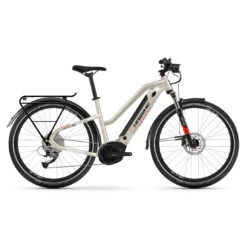Haibike Trekking 4 I500Wh - 27.5" Women Electric Trek Bike - 2022 - Desert/white