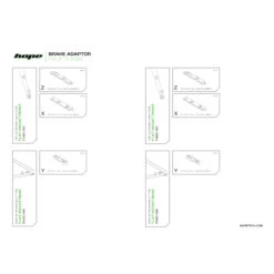Hope Adaptor F IS To PM +20mm -Fietswereld Winkels hope brake adaptor mounts 2021 02 1123893 3