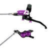 Hope Tech 4 E4 Disc Brake - Steel Braided - Black/purple - Lever Right 1 Hope Tech 4 E4 Disc Brake - Steel Braided - Black/purple - Lever Right -Fietswereld Winkels hope tech 4 e4 brake braided black purple main 1188529