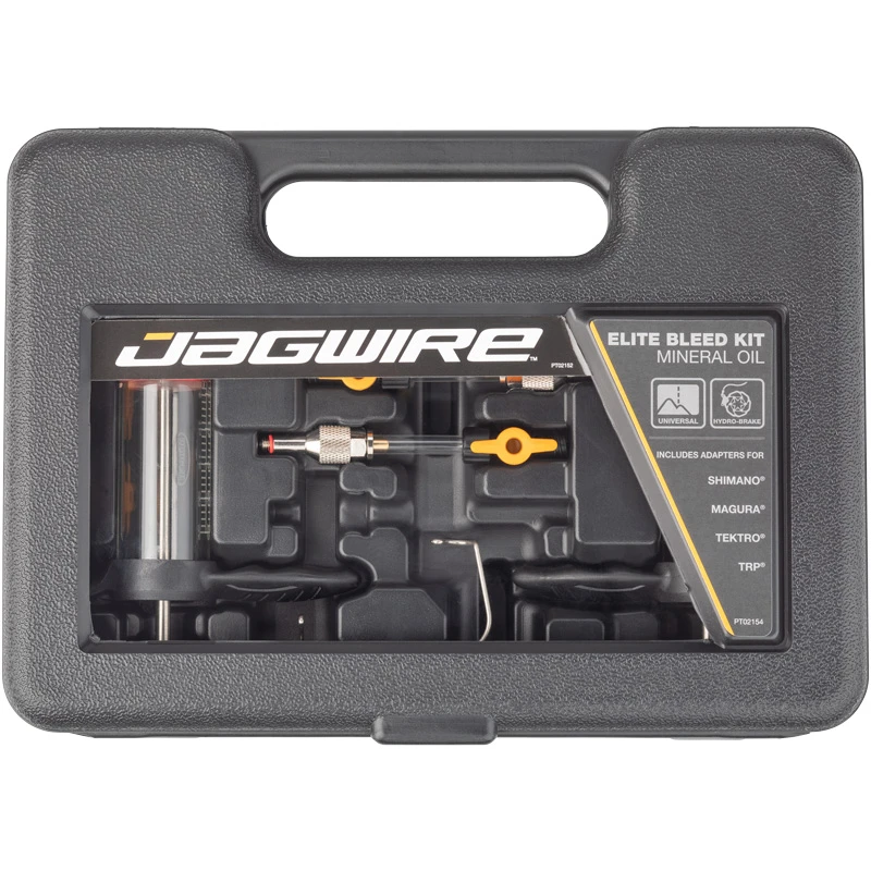 Jagwire Elite Brake Bleed Kit For Shimano, Magura, Tektro, TRP | Mineral Oil 3 Jagwire Elite Brake Bleed Kit For Shimano, Magura, Tektro, TRP | Mineral Oil