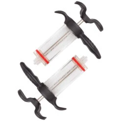 Jagwire Elite Bleed Kit Replacement Syringes (Pair) - Mineral Oil (red Seals)