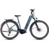 CUBE KATHMANDU HYBRID ABS 750 - Easy Entry Trekking E-Bike - 2023 - Smaragdgrey / Blue -Fietswereld Winkels kathmandu hybrid abs 750 easy entry smaragdgrey blue 1 1459400