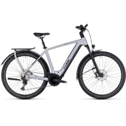 CUBE KATHMANDU HYBRID SLX 750 - Electric Touring Bike - 2023 - Polarsilver / Black