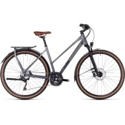 CUBE KATHMANDU SLX - Dames Trekkingfiets - 2023 - Prizmsilver / Black