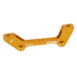 KCNC X7 Brake Adaptor For 180mm Discs IS To PM +20 -Fietswereld Winkels kcnc x7 brake adaptor for 180mm discs is to pm 20 gold 1502633