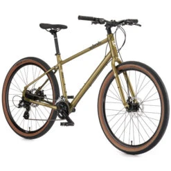 Kona DEW - Urban Bike - 2023 - Satin Turismo Olive -Fietswereld Winkels kona dew olive 02 1337032