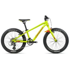 Orbea MX 20 TEAM - 20" Kinderfiets - 2023 - Lime Green - Red (gloss)