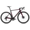 Orbea Orca M11eLTD PWR - Red ETap AXS Road Bike - 2022 - Red Wine - Raw Carbon -Fietswereld Winkels m131ttcc orbea bs side orca m11eiltd 0410 1168760