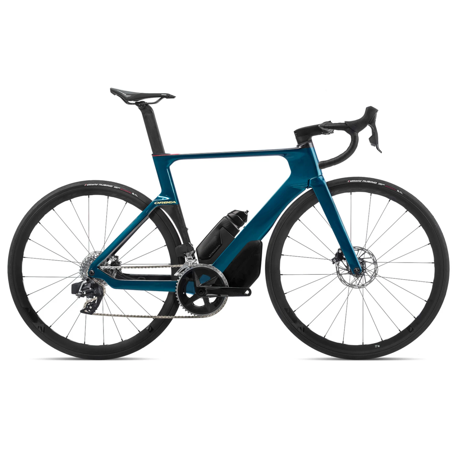 Orbea Orca Aero M31eLTD PWR - Rival ETap AXS Road Bike - 2022 - Metallic Boreal Blue (gloss) - Raw Carbon (matte) 3 Orbea Orca Aero M31eLTD PWR - Rival ETap AXS Road Bike - 2022 - Metallic Boreal Blue (gloss) - Raw Carbon (matte)