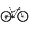 Orbea Oiz M LTD XX1 Eagle AXS Mountainbike - 2022 - Carbon Blue - Gold (gloss) -Fietswereld Winkels m242ttcc orbea lh side oiz mltd 1 1174858