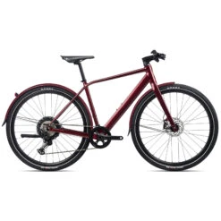 Orbea Vibe H10 MUD City E-Bike - 2022 - Metallic Dark Red (Gloss)