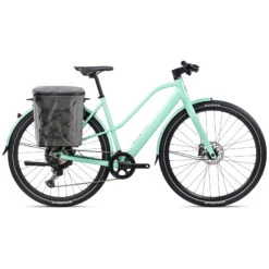 Orbea VIBE MID H10 EQ Dames Urban E-Bike - 2022 - Light Green (gloss)