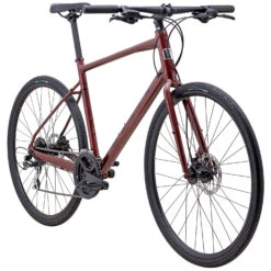 Marin FAIRFAX 2 - Fitness Bike - 2023 - Gloss Maroon / Black -Fietswereld Winkels marin fairfax 2 maroon 02 1294296