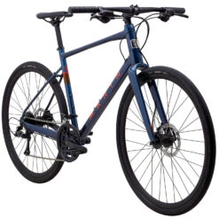 Marin FAIRFAX 3 - Fitness Bike - 2023 - Gloss Dark Blue / Roarange -Fietswereld Winkels marin fairfax 3 02 1294493