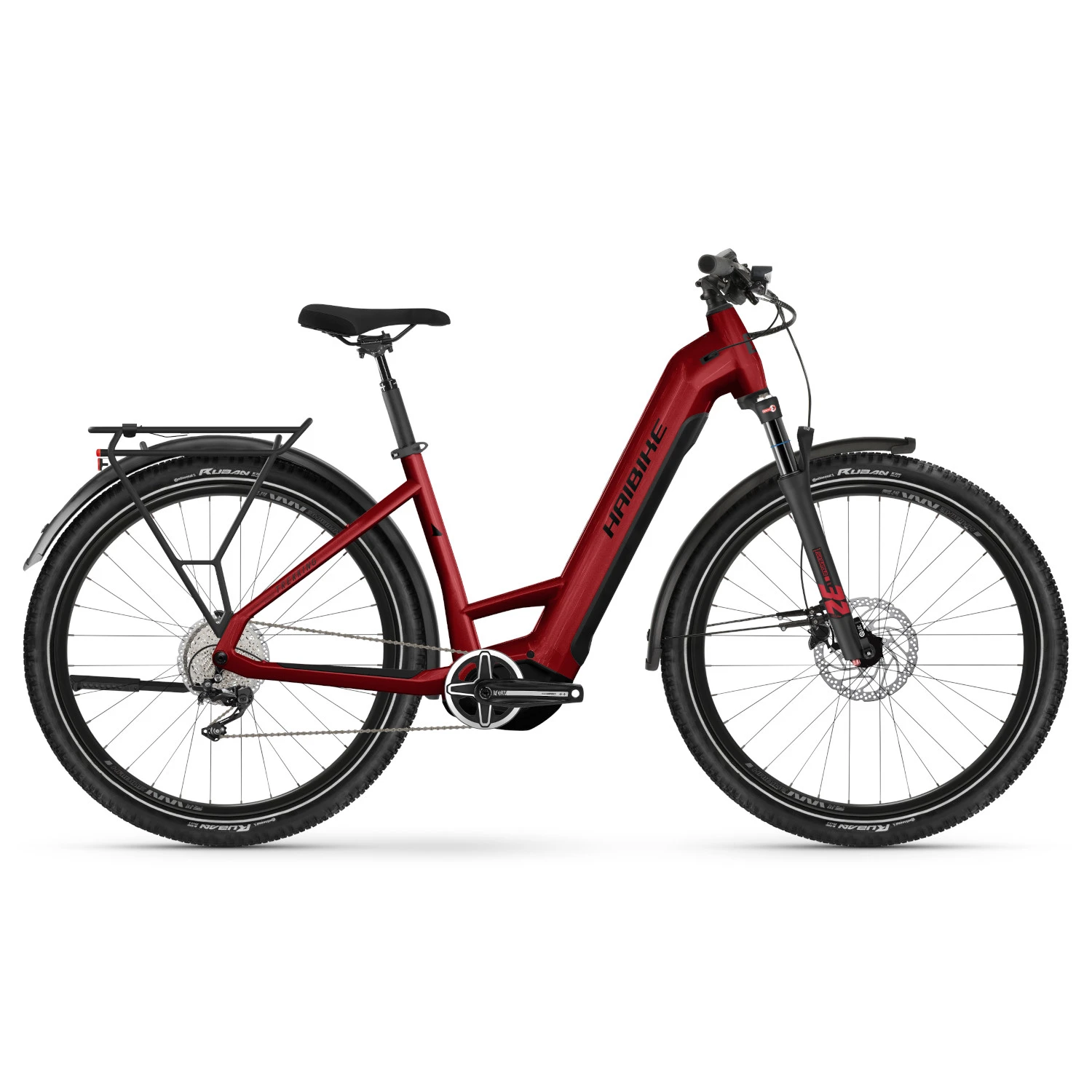 Haibike TREKKING 5 LOW 720Wh - 27.5" Easy Entry Trekking E-Bike - 2023 - Dynamite Red/black - Gloss 3 Haibike TREKKING 5 LOW 720Wh - 27.5" Easy Entry Trekking E-Bike - 2023 - Dynamite Red/black - Gloss