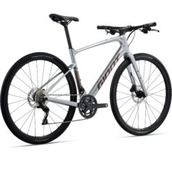 Giant FASTROAD AR ADVANCED 1 - Carbon Fitnessfiets - 2023 - Zilver -Fietswereld Winkels my23fastroadaradvanced1colora silver rear 1515114