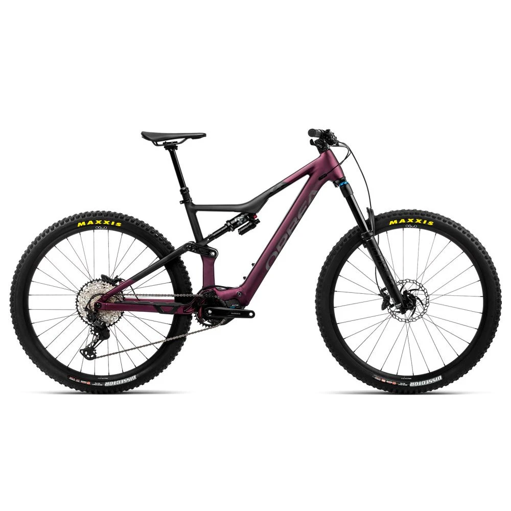 Orbea RISE H10 E-Mountainbike - 2023 - Metallic Mulberry - Black (matt) 3 Orbea RISE H10 E-Mountainbike - 2023 - Metallic Mulberry - Black (matt)