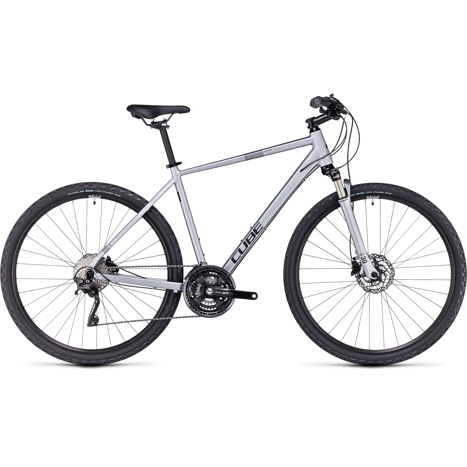 CUBE NATURE EXC - Cross Bike - 2023 - Polarsilver / Black A00 3 CUBE NATURE EXC - Cross Bike - 2023 - Polarsilver / Black A00